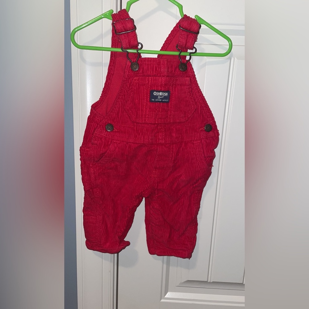 Osh Kosh Red Overalls